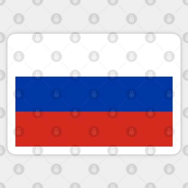 Flag Of Russia - Russian Flag Sticker by The lantern girl